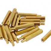 25MM+6 M3 Brass Threaded Stand-Off Hex Screw Pillars