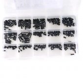 300pcs M2 M2.5 M3 ,Small Laptop Screws Micro Screwdriver Set Computer Case Assemble Repair Electronic Mini Digital Mechanical Screw Kit M2 M2.5 M3