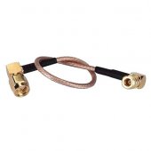 SMB Female Inside Bend to SMA-J Male inside 15CM RG316 Cable