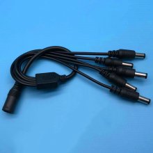 5 in 1 DC power cord / DC Power Cable 5.5x2.1mm Female 1 to 5 Male Plug