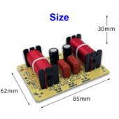 150W 3Way Audio Hifi Filter Circuit Board Stereo Speaker Crossover Filters 900Hz/4000Hz 3 Unit Frequency Dividers