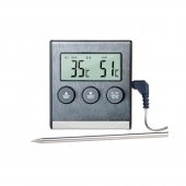 Electronic barbecue thermometer / temperature barbecue fork with probe/temperature alarm countdown TP700