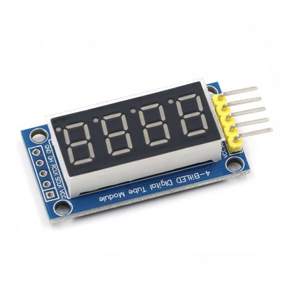 0.4 inch four-digit digital tube display module 74HC595 driver 4 digital tube