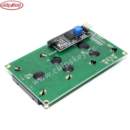 LCD2004 yellow/green backlight +IIC I2C adapter