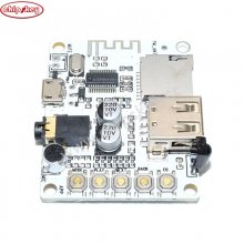 Bluetooth Audio Receiver Microphone Amplifier USB TF FM MP3 Decoder 4 Modes WMA WAV FLAC Player Amplifier Board