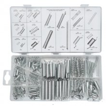 200pcs Storage Box Accessories Extension And Compression Coil Portable Hardware Tool Spring Set Metal Steel Assorted