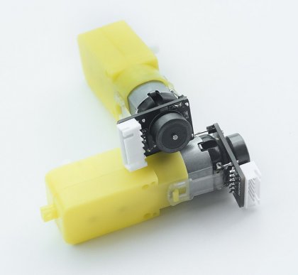 TT Motor With Encoder With wheels Double Shaft