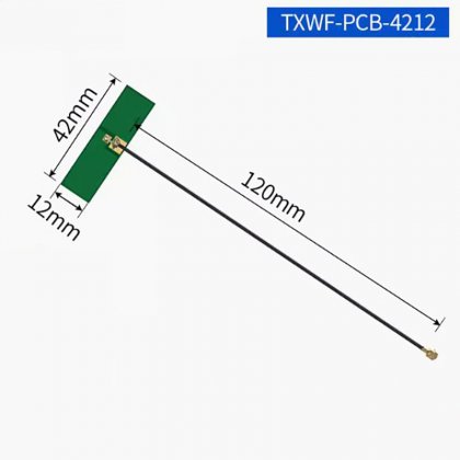 2.4/5.8G/2.5dBi/42*12mm 2.4 GHz Wifi Antenna IPEX 2.4GHz Embedded Antennas for Router Aircard Aerial 5.8GHz for Internet Signal IPX 5G Antenne