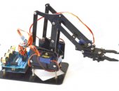 4DOF Robot Arm (components) ch340 uno+arm frame+mg90s+Potentiometer Control Board
