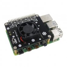 Raspberry Pi GPIO Cooling Fan Expansion Board with LED Compatible for Raspberry Pi 4B/3B+/3B