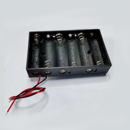 6AA Battery Case Without Plug, Hard type