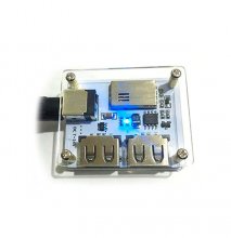 Mini Dual USB Charger / 9V / 12V turn 5V4A / DC-DC step-down module