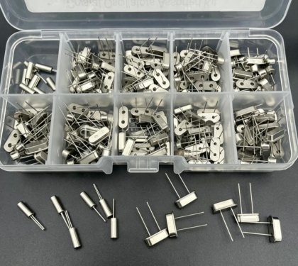 200pcs of 10Kinds DIP 2pins HC-49S passive crystal oscillator box kit