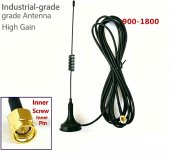 GSM 900-1800MHZ Antenna / Antenna suction cup, 3 meters (base 3cm + rod length 17cm = 20cm)