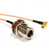 SMB Female inside to N-KY Female inside 20CM RG316 Cable