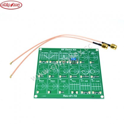 RF Demo Kit for NanoVNA VNA RF Test Board Vector Network Test Filter Attenuator Network Analyzers Electrical Instruments