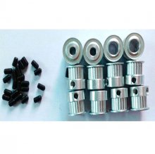 HTD-3M-09 14teeth, 9mm width, hole 8mm H7 teeth type 2F with two M3/M4 blocking screws