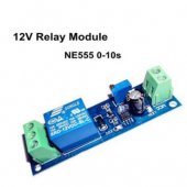12V Delay Timer Switch Adjustable 0 to 10 Second with NE555 Oscillator