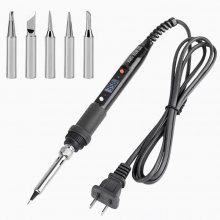 80W 220V 908S Soldering Iron 80W Adjustable Temperature LCD Welding Tool Ceramic Heater Soldering Iron Head Welding repair tools