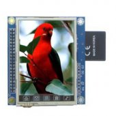 2.8-inch TFT LCD module, ili9325, with SD card connector, touch IC to send the touch pen