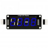 Blue TM1637 LED Display Module 4 Digit 7 Segment 0.56 inch Time Clock Indicator Tube Module