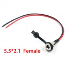 DC-099 Cable DC power Female 5.5 * 2.1mm 10CM 100mm
