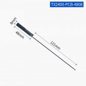 2.4G/2.5dBi/48*8mm 2.4 GHz Wifi Antenna IPEX 2.4GHz Embedded Antennas for Router Aircard Aerial 5.8GHz for Internet Signal IPX 5G Antenne