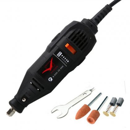 220V 5 Speed Electric Drill Dremel Grinder Engraving Pen Electric Grinder Rotary Power Tools Mini Drill Kit Set 180W