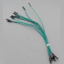 CAB_F-M 10pcs/set 10cm Female/Male Dupont Cable Green For Breadboard