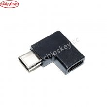 Type C USB Male to Female / Side Bend L type