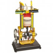 American Educational Plastic Gasoline Engine Model, 13" Length x 8" Width