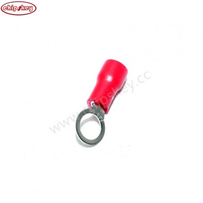 1000pcs/bag RV1.25-5 O-cold terminal, round terminals, pre-insulating terminal lug, copper wiring nose