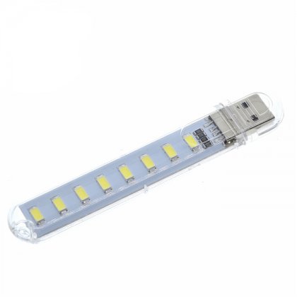 White Light 8LEDs USB Night Light/ USB Computer Light