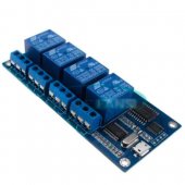 5V 10A 4 Channel Micro USB Relay Module Upper Computer