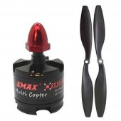 CW（Red Head) Emax Mt2213 935kv Brushless Motor with 1045 Propller for DJI F450 X525 Quad-x Hex Octo