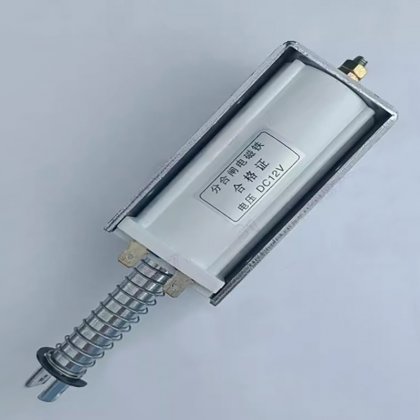 220V Push-pull electromagnet long stroke 60mm large thrust suction 15 kg micro