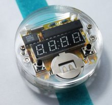 MCU LED watch kit, clock DIY big time, digital tube watch, electronic watch parts