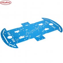 4-wheel DIY Robot Car metal Platform Aluminum With Support