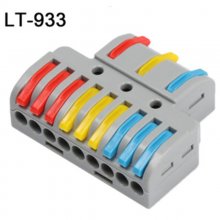 LT-933 Quick Wire Connector PCT SPL Universal Cable Connect Push-in Conductor Terminal Block Light Electrical Splitter LT-933