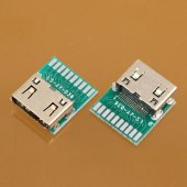 HDMI C Female PCB Converter Adapter Breakout Board