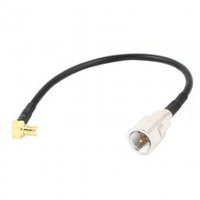 FME Male Plug to MCX male Right Angle extension cable RG174 10cm