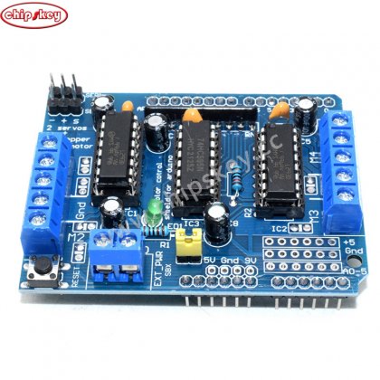 L293D Motor Drive Shield For Arduin0 Duemilanove Mega UNO R3 AVR ATMEL