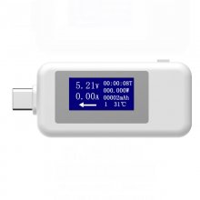 5V 9V 12V 24V 30V USB Tester Type C LCD Digital Current Voltage Charger Capacity Tester USB Charger Doctor Power Meter Voltmeter