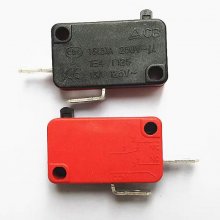 Copper contact KW7-0 5A 250V normally open push on black bottom and red cover