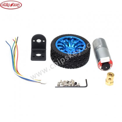 D25 Encoder geared motor kit 12V 12rpm