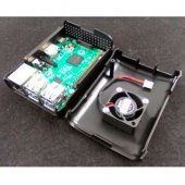 Black Raspberry pi 3 Case With Fan2