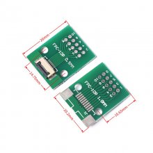 FFC / FPC soldered 0.5mm/1mm pitch connector adapter board 10P