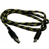 Micro USB Nylon Cable Black