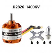 D2826 1400KV Brushless Motor