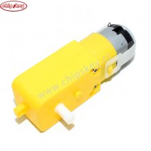 Robot car TT motor micro reduction motor tracing 1:48 motor single shaft---- DIY necessary: 6 v dc speed motor TT motor Motor speed: 100 RPM Torque: 4.5 KG. CM1 Voltage: 3-6 v Robot for car production Use strong magneto, the effect is better